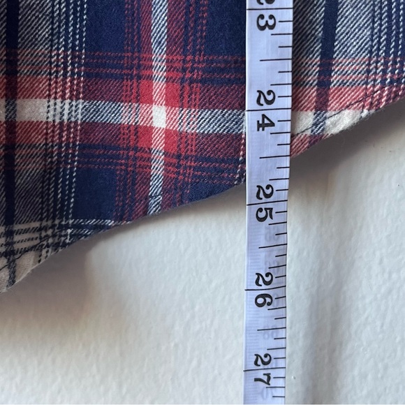 Olive & Oak 100% Cotton Flannel Plaid Button Down Shirt size Small - Picture 10 of 10